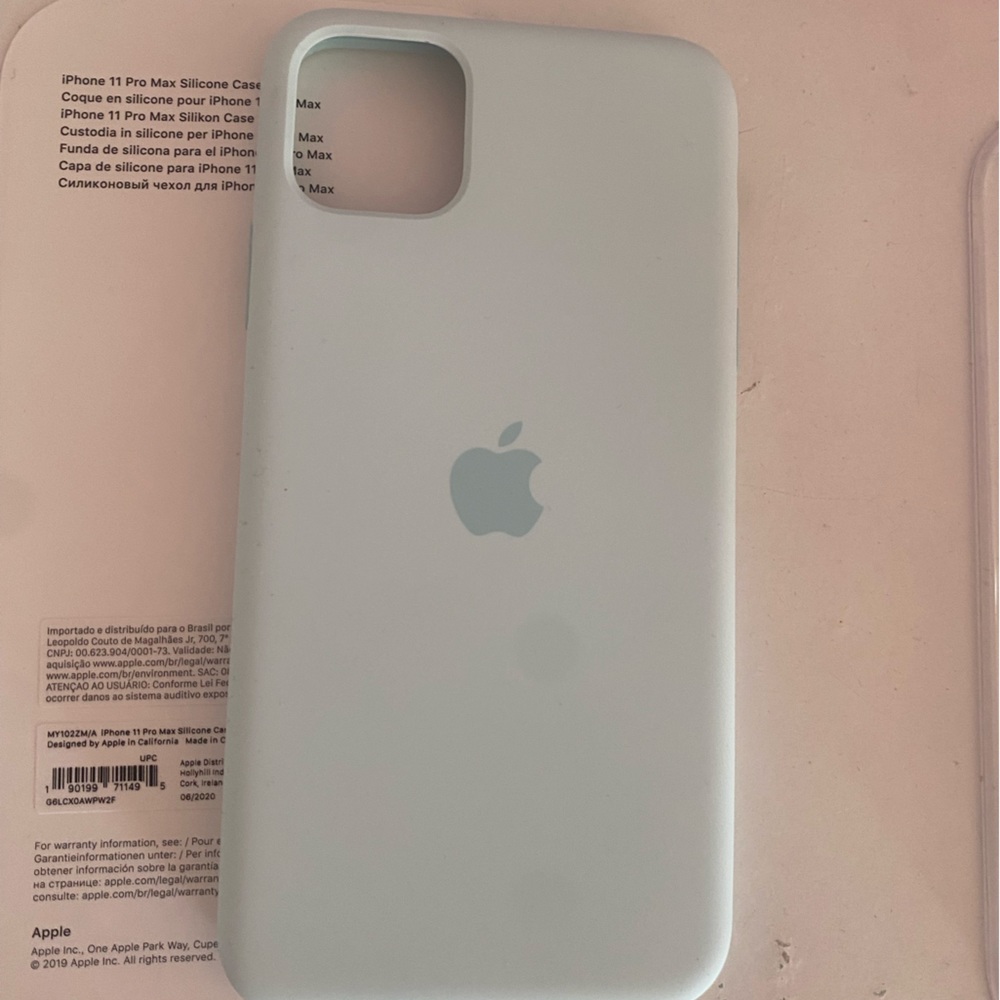 IPHONE 11 PRO MAX BLUE SILICONE CASE